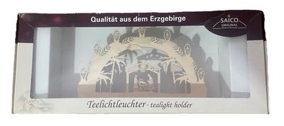 Saico Lichterbogen Wood~Lighted Arch~A Winter Christmas~Written/Made In Germany