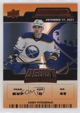 2022 Credentials Debut Ticket Access Orange 135/149 Casey Fitzgerald #117 06cs