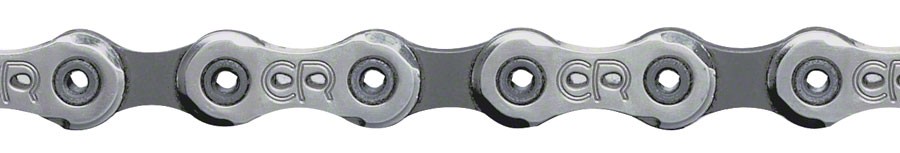 Campagnolo Record 10-Speed Silver Steel Chain with Hollow Pi