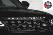 RANGE ROVER Emblem Vogue Sport Evoque Velar vorne / hinten 3D Schriftzug SILBER