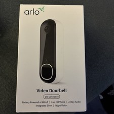 Arlo 2nd Generation HD Wireless Video Doorbell AVD3001-100EUS