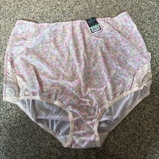 Vanity Fair Perfectly Yours Lace Nouveau Full Coverage Brief Floral NWT 8/46 XL