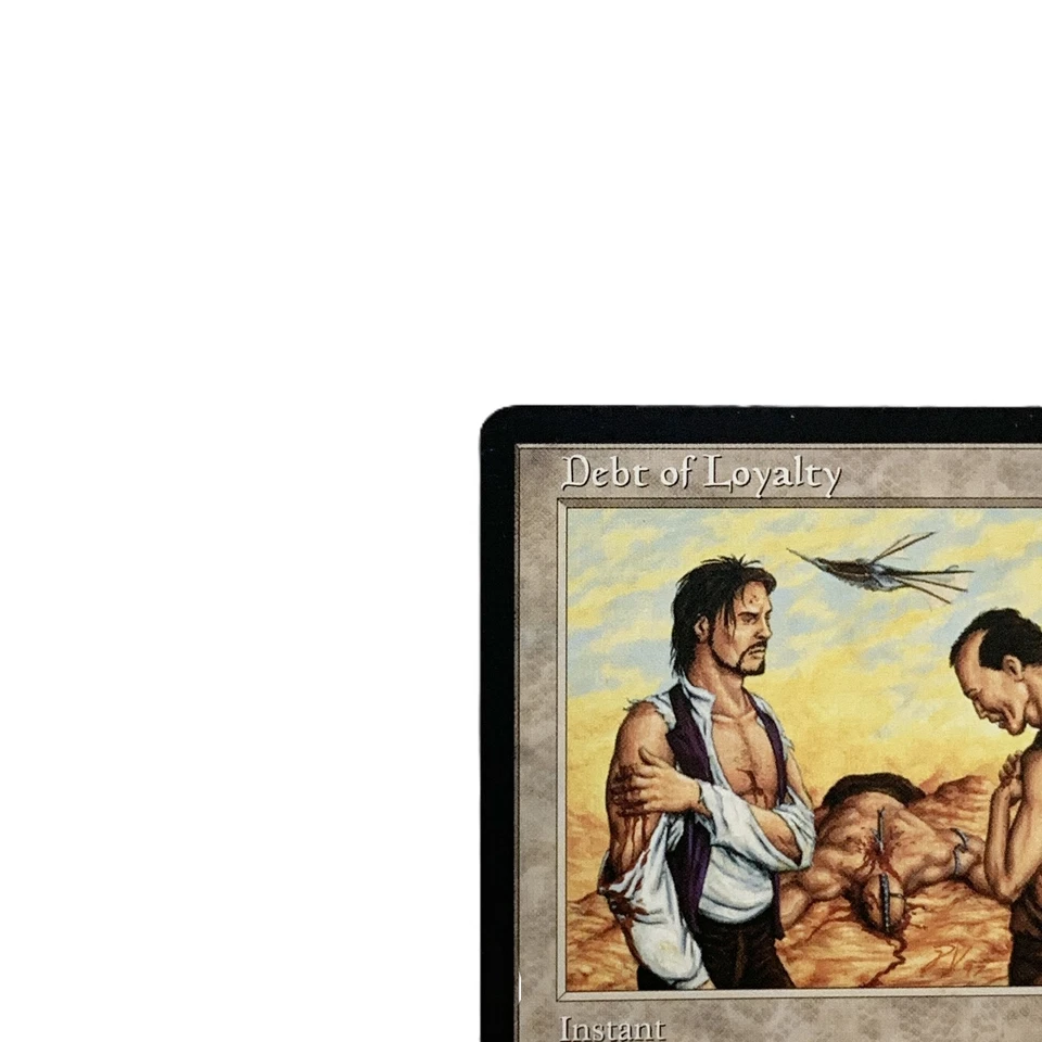 MTG Debt of Loyalty Tempest Japan Instant Card 1997 Magic the Gathering - Image 2 of 4