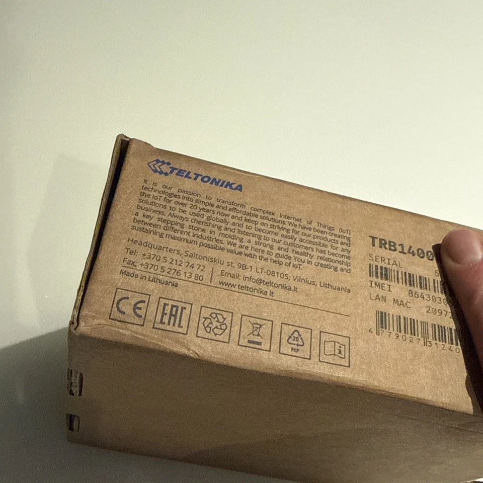 Teltonika TRB140 4G/LTE, 3G/2G Industrial Router Fast Post VAT Registered Seller - Image 2 of 4