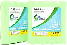 Replacement Cobra Two Way Radio Battery Fits PR240 PR1100 MT500 MT525 - 2 Pack