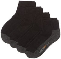 Camano Unisex 4Er Pack Sportsocken Feuchtigkeitsregulierung Damen Herren Schwarz