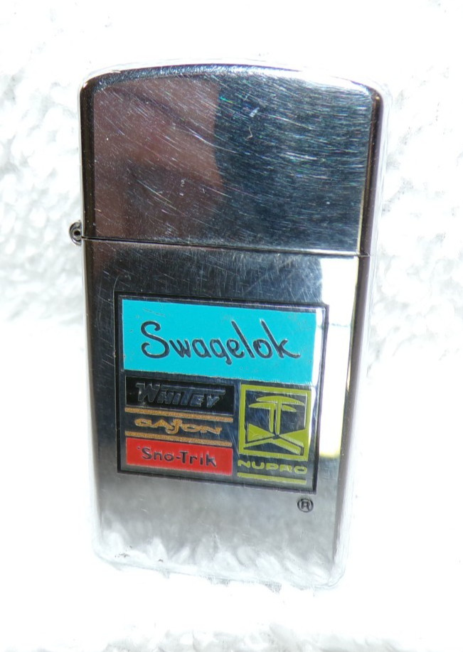 : 1970 Swagelok Fluid System Solutions Logo Lighter Slim Body