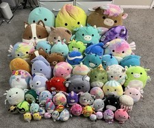Squishmallow Huge Lot Of 62 Squishmallow Plush Toys