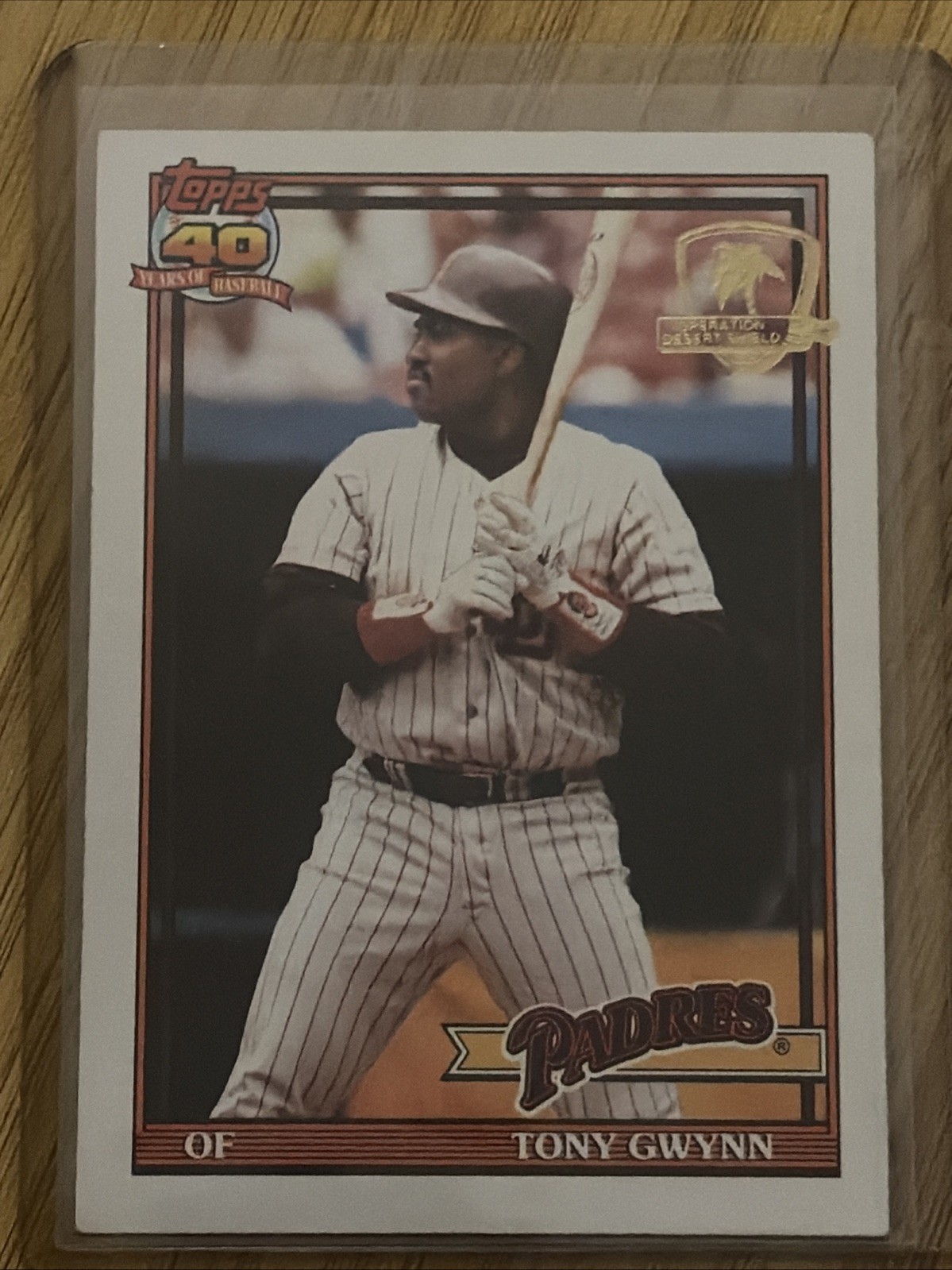 1991 Topps - Tony Gwynn #180 Operation Desert Shield
