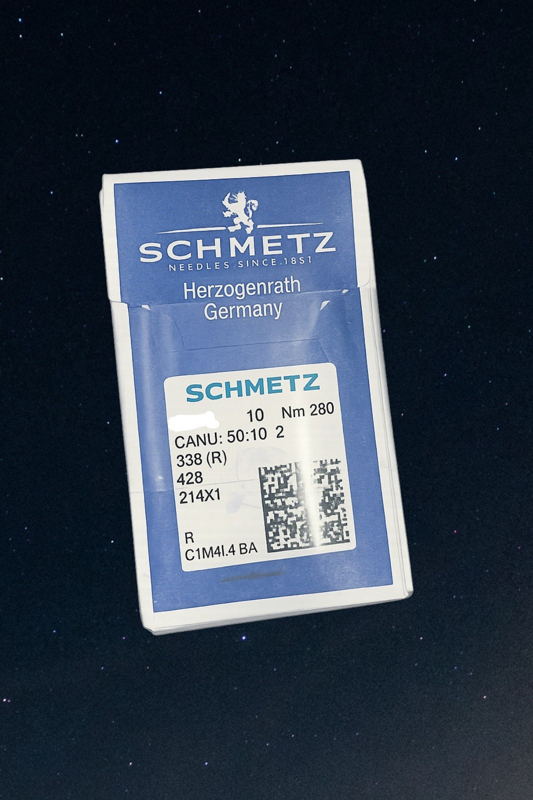 Aiguille SCHMETZ Nm 280 système 214x1 pour éliminer la casse du fil sur tissus lourds