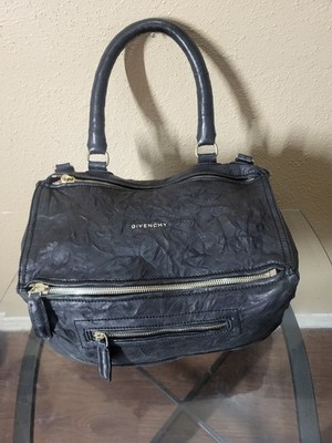 Givenchy Large Black Satchel Leather Bag,Cond.is V.Gd