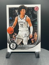 2025-26 Bowman Basketball #60 Jalen Wilson, Brooklyn Nets