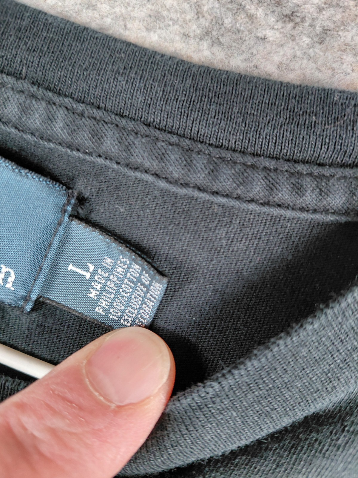 VTG 90s POLO Ralph Lauren Shirt USA SPELLOUT 3D Black Mens L Distressed 20x26.5