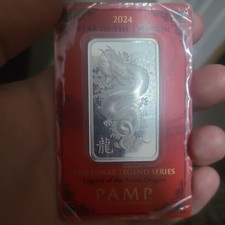 Pamp 2024 1oz 999 Silver Year Of The Dragon 