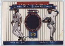 2002 World Series Heroes Classic Match-Ups Andruw Jones Andy Pettitte #MU96 17wr