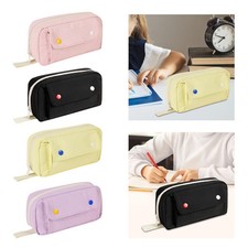 Pencil Case Large for Boys Girls Lightweight Simple and Stylish Cosmetic Bag