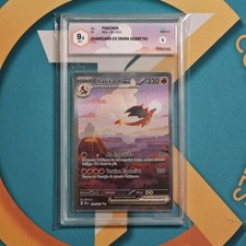 Pokémon Charizard Ex 199/165 GRAAD 9,5 Mint Pokemon 151 SAR ITA