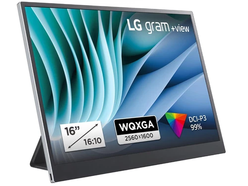 LG gram +View 16MR70 16" WQXGA Portable Monitor USB-C 45W NEU OVP