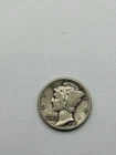 1917D Mercury Dime VF