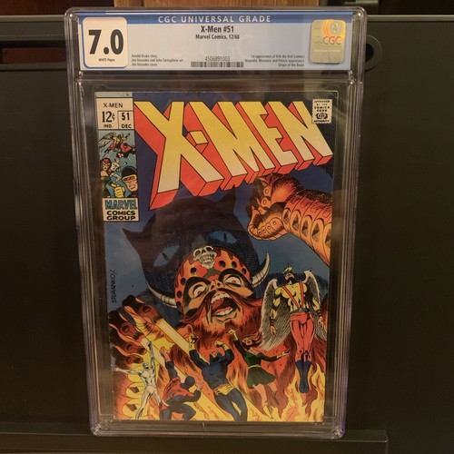 X-Men 51 12/68 CGC 7.0 4506891003 Cameo Erik the Red, Magneto, Polaris, Beast