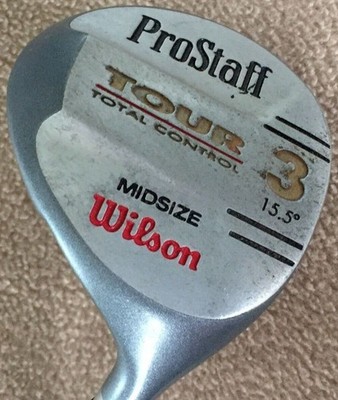 Wilson Prostaff 3 & 5 Woods Midsize Total Control Graphite New Grips RH