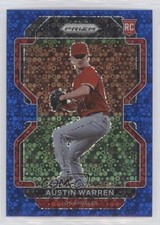 2022 Panini Prizm Tier II Blue Donut Circle Prizm 94/199 Austin Warren #187 0x1