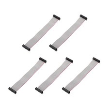 5 Pack IDC Connector Flat Ribbon Cable 20 Pins FC 2mm Pitch 15cm Length