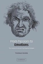 From Passions to Emotions (Volume 0) - Paperback, by Dixon Thomas - New