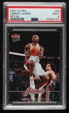 2007-08 Fleer Ultra Retail LeBron James #28 PSA 9 MINT 9l4