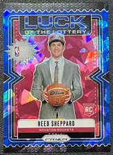 Reed Sheppard 2024-25 Panini Prizm 108/125 Blue Ice Luck Of The Lottery RC #1