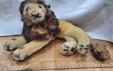 Vintage Steiff Leo Lion with button no paper/cloth tag c-50's