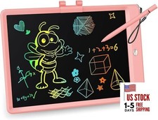 LCD Writing Tablet,Gifts for 3 Years Old Boys and Girls,10 Inch 10in Pink