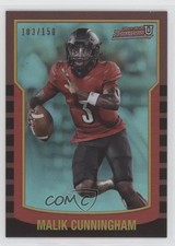 2021-22 Bowman U 2000 Bowman Aqua Foil 103/150 Malik Cunningham #2KB-9 03si