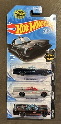 2018 Hot Wheels (3)- TV SERIES BATMOBILE Batman 50th Anniversary