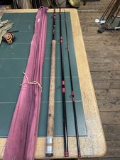 Vintage Course Fishing Rod Milbro Graphite 3pc Rod 10ft With Bag C1980/90s