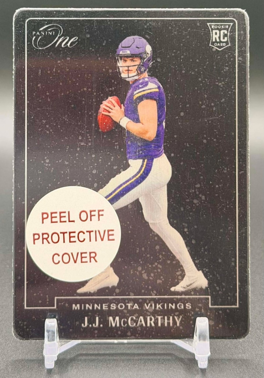 2024 Panini One: JJ McCarthy - Blank Slate Metal - Case Hit