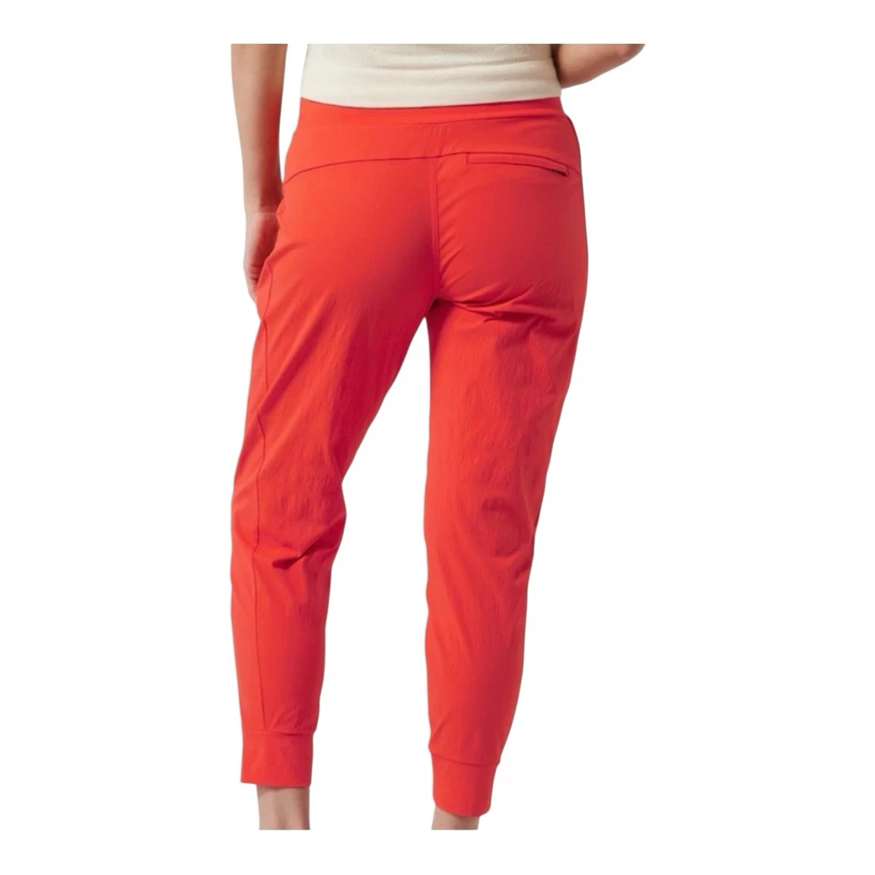 Athleta Trekkie North Jogger Size 6 Coral Drawstring Pockets NYLON Spandex - Image 3 of 4