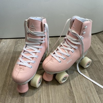 Oxelo UK5,5 Baby Pink Quad Rollschuhe guter Zustand einmal benutzt siehe Fotos