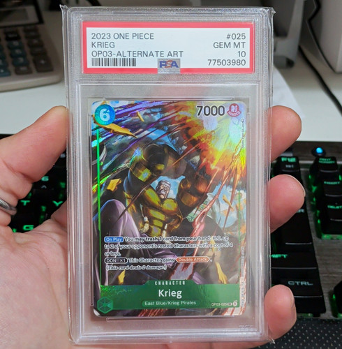 Krieg (Alternate Art) graded PSA 10 for sale on eBay