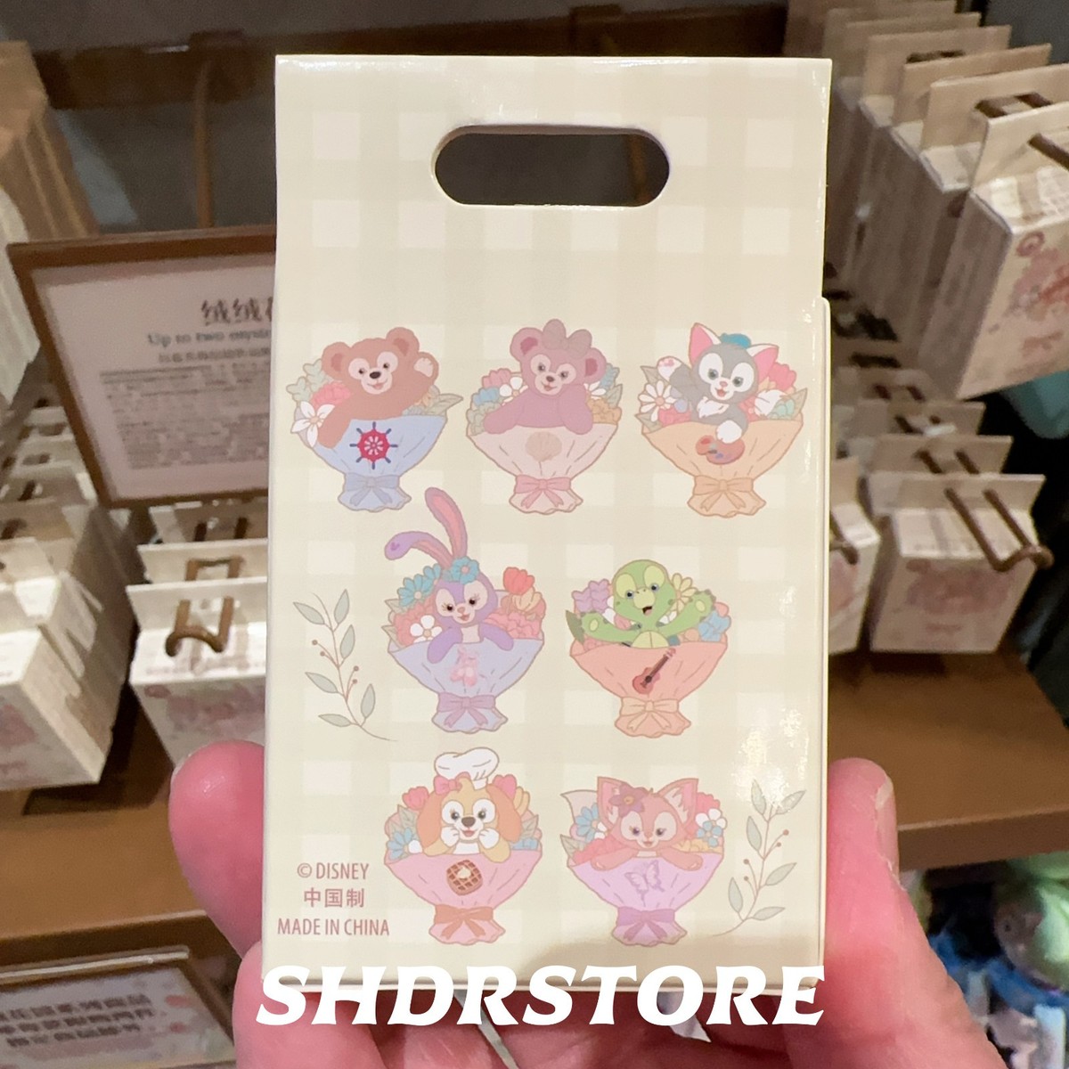 Disney Duffy ☆白タグ☆ビーズ☆China Disney authentic 2026 mystery 1 pin box Duffy friends flower