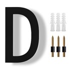 Elegant 8 Inch Modern House Numbers Black Shadow Effect for Address Display