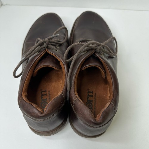 Born Mens size 9 Nigel 3-Eye Leather Brown Lace Up Oxfords Shoes H65606 Comfort - Picture 5 of 12