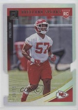 2018 Panini Donruss Rookie Press Proof Silver Die-Cut 39/75 Breeland Speaks 0c6