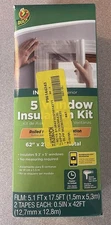Pair Of Duck 3 Window Insulation Kit, 2 Boxes, 4 Tapes Total