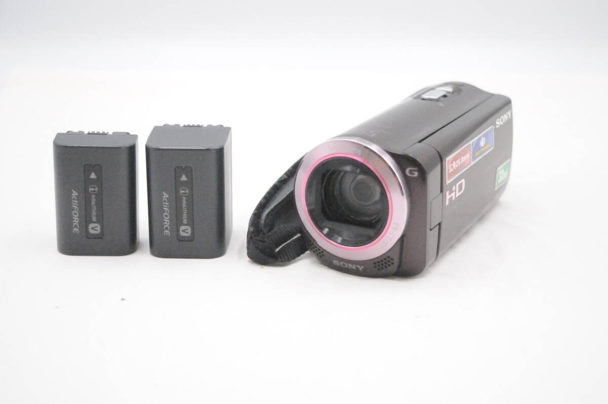 Sony Handycam HDR-CX270V Full HD Camcorder 32GB GPS White Tested