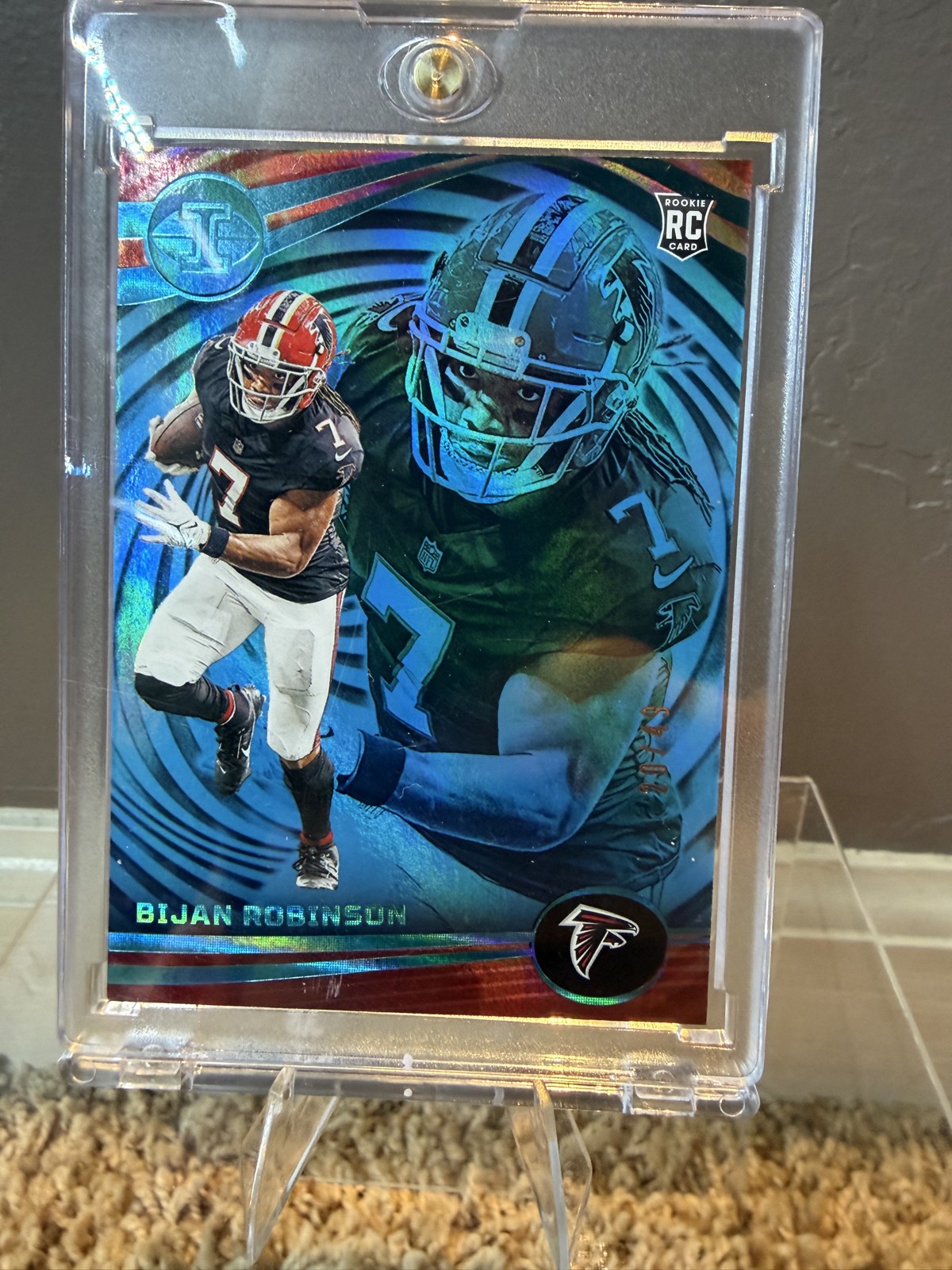 2023 Panini Illusions - Bijan Robinson #6 Platinum /49 (RC)