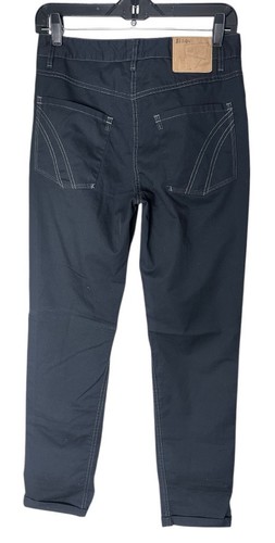McDonalds Timeless Elements Pants Womens Size 0-33 Black Cuffed Employee Uniform - Picture 3 of 6