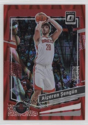 2023 Panini Donruss Optic Red Seismic Prizm 90/130 Alperen Sengun Şengün #85 0c3