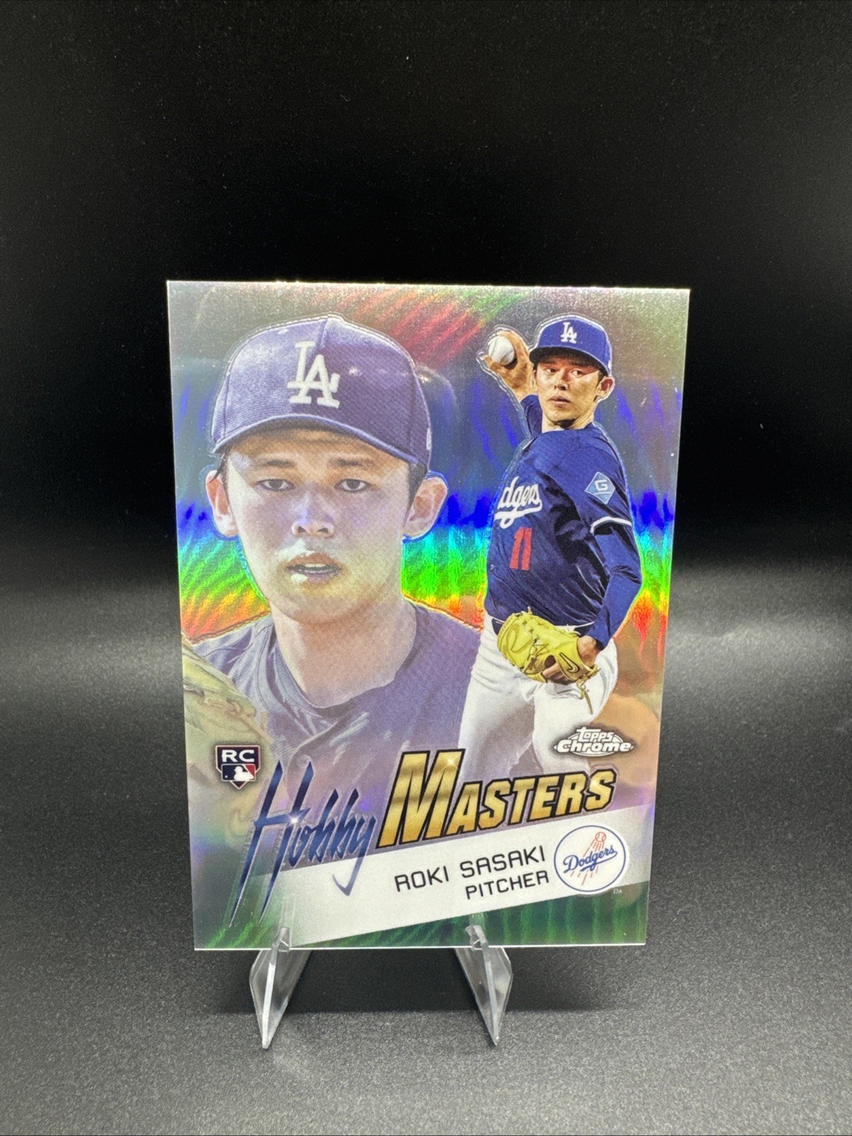 Roki Sasaki 2025 Topps Chrome #HM-19 Hobby Masters Rookie RC SSP CASE HIT 