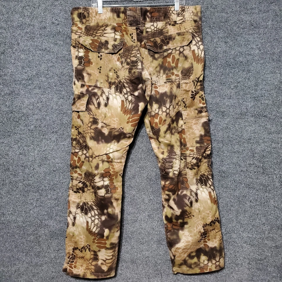 Kryptek Stalker Pant Camo Hunting Tactical Brown Mens Size XL Lightweight Grunge - Image 4 of 4